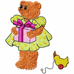 Teddy Embroidery Design 11 Teddy Embroidery Design 11